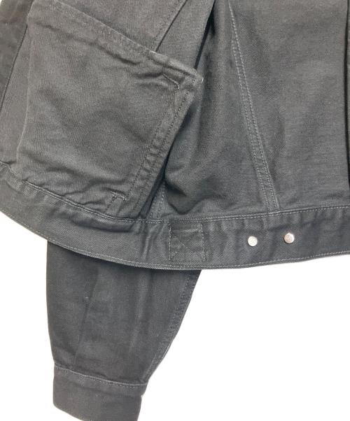 Calvin Klein Jeans（カルバンクラインジーンズ）Calvin Klein Jeans (カルバンクラインジーンズ) クラシックトラッカージャケット ブラック サイズ:SIZE Mの古着・服飾アイテム