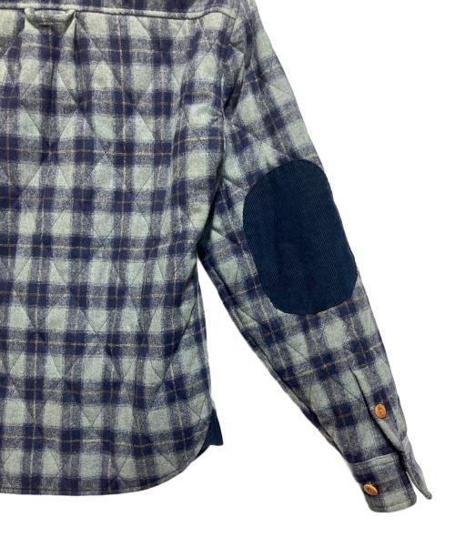 BROOKS BROTHERS Red Fleece（ブルックスブラザーズレッドフリース）Brooks Brothers Red Fleece (ブルックスブラザーズレッドフリース) 中綿ジャケット ネイビー×グリーン サイズ:SIZE Sの古着・服飾アイテム