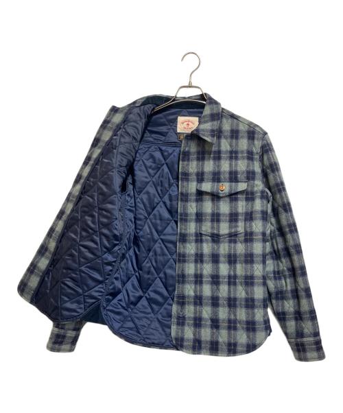 BROOKS BROTHERS Red Fleece（ブルックスブラザーズレッドフリース）Brooks Brothers Red Fleece (ブルックスブラザーズレッドフリース) 中綿ジャケット ネイビー×グリーン サイズ:SIZE Sの古着・服飾アイテム