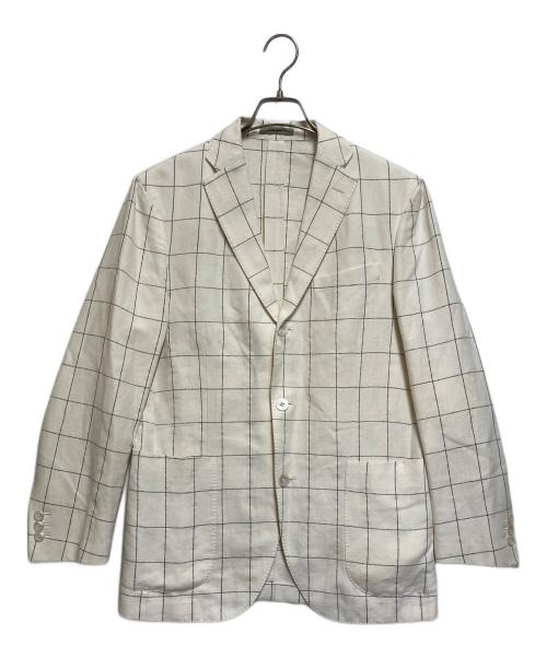 BOGLIOLI（ボリオリ）BOGLIOLI (ボリオリ) テーラードジャケット ホワイト サイズ:SIZE 48の古着・服飾アイテム