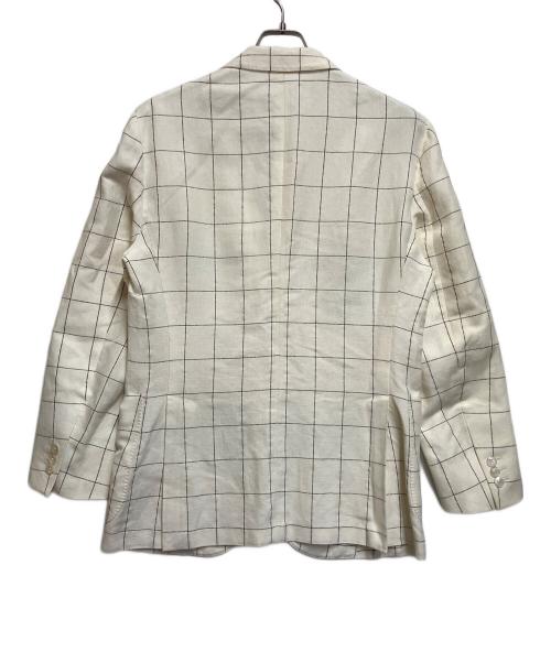 BOGLIOLI（ボリオリ）BOGLIOLI (ボリオリ) テーラードジャケット ホワイト サイズ:SIZE 48の古着・服飾アイテム