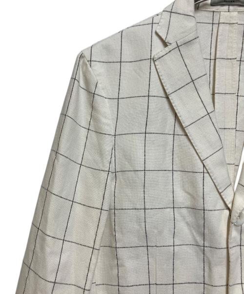 BOGLIOLI（ボリオリ）BOGLIOLI (ボリオリ) テーラードジャケット ホワイト サイズ:SIZE 48の古着・服飾アイテム