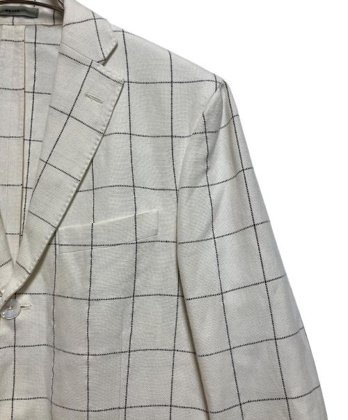 BOGLIOLI（ボリオリ）BOGLIOLI (ボリオリ) テーラードジャケット ホワイト サイズ:SIZE 48の古着・服飾アイテム