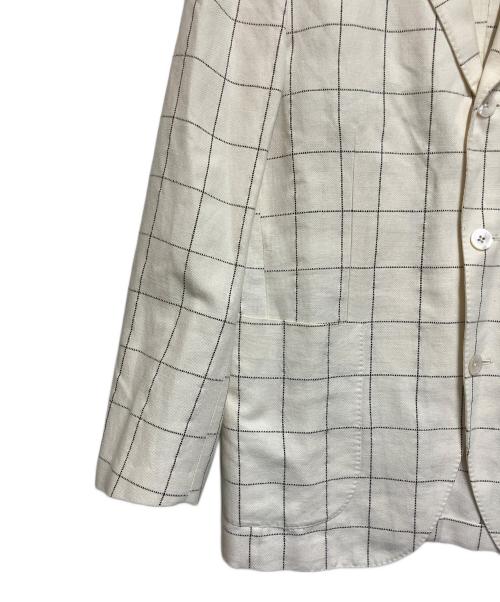 BOGLIOLI（ボリオリ）BOGLIOLI (ボリオリ) テーラードジャケット ホワイト サイズ:SIZE 48の古着・服飾アイテム