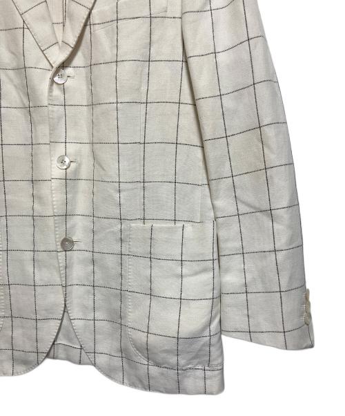 BOGLIOLI（ボリオリ）BOGLIOLI (ボリオリ) テーラードジャケット ホワイト サイズ:SIZE 48の古着・服飾アイテム
