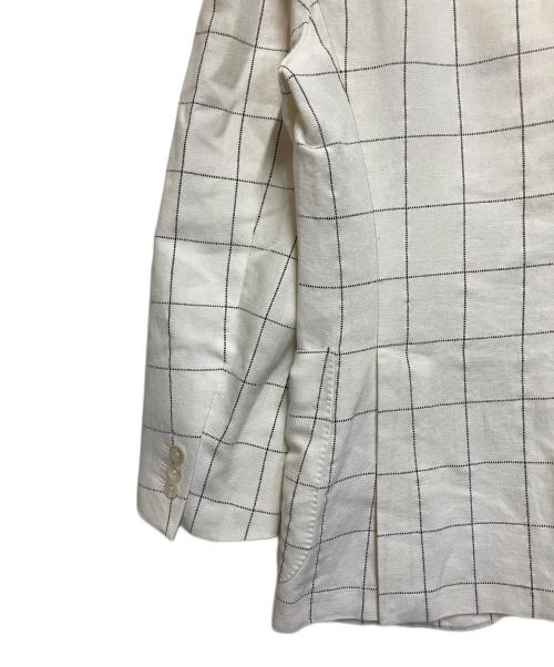 BOGLIOLI（ボリオリ）BOGLIOLI (ボリオリ) テーラードジャケット ホワイト サイズ:SIZE 48の古着・服飾アイテム
