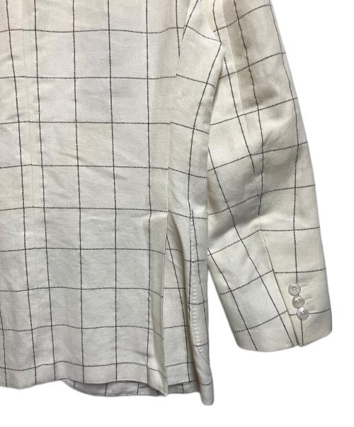 BOGLIOLI（ボリオリ）BOGLIOLI (ボリオリ) テーラードジャケット ホワイト サイズ:SIZE 48の古着・服飾アイテム