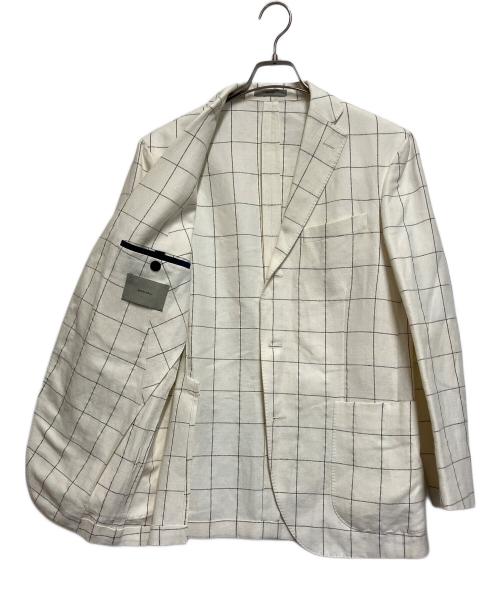 BOGLIOLI（ボリオリ）BOGLIOLI (ボリオリ) テーラードジャケット ホワイト サイズ:SIZE 48の古着・服飾アイテム