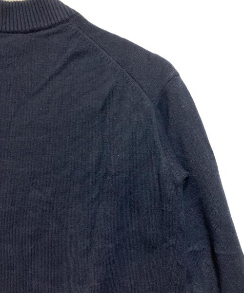 FRED PERRY（フレッドペリー）FRED PERRY (フレッドペリー) Split Hem Cable Knit Jumper ネイビー サイズ:SIZE Mの古着・服飾アイテム