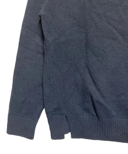 FRED PERRY（フレッドペリー）FRED PERRY (フレッドペリー) Split Hem Cable Knit Jumper ネイビー サイズ:SIZE Mの古着・服飾アイテム