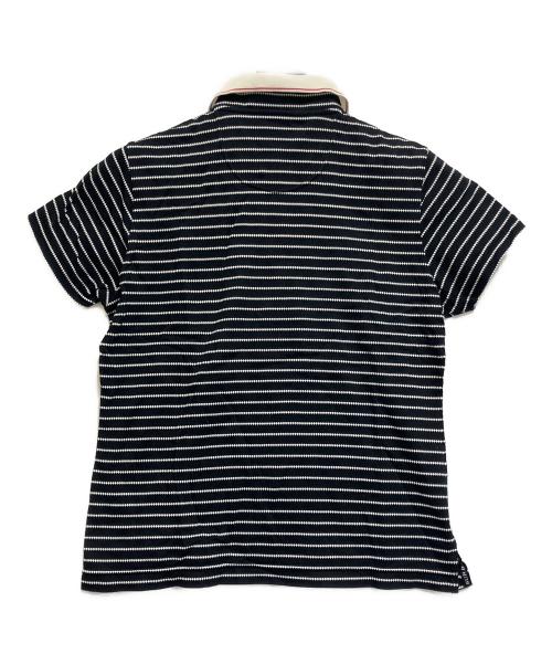 BURBERRY GOLF（バーバリーゴルフ）BURBERRY GOLF (バーバリーゴルフ) ゴルフウェア(トップス) ブラック×ホワイト サイズ:SIZE Lの古着・服飾アイテム