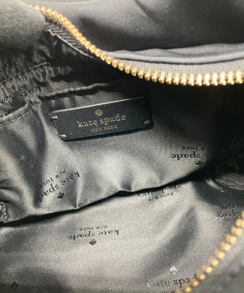 Kate Spade（ケイトスペード）Kate Spade (ケイトスペード) カータースモール プリーテッド クロスボディ ブラックの古着・服飾アイテム