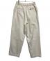 MARKAWARE (マーカウェア) CLASSIC FIT TROUSERS Ⅲ アイボリー サイズ:SIZE L：13000円