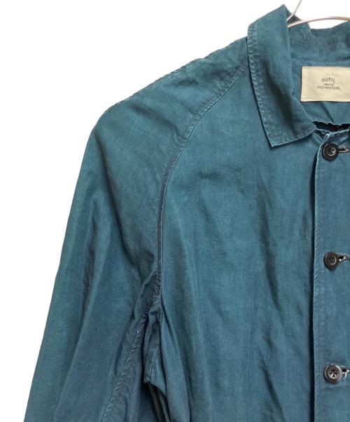 OUTIL（ウティ）OUTIL (ウティ) リネンコート グリーン サイズ:SIZE Lの古着・服飾アイテム