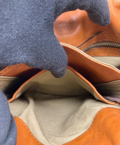 SLOW（スロウ）SLOW (スロウ) 巾着ショルダーバッグ ブラウンの古着・服飾アイテム