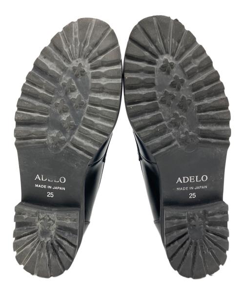 ADELO（アデロ）adelo (アデロ) コインローファー ブラック サイズ:SIZE 25cmの古着・服飾アイテム