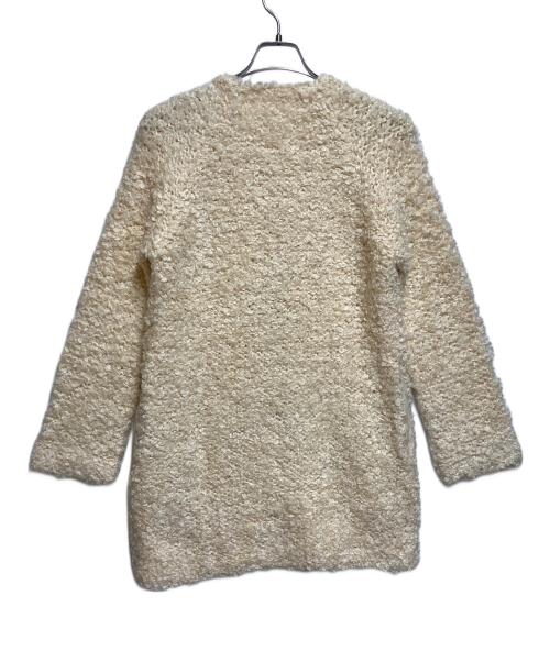 VIVIENNE TAM（ヴィヴィアンタム）VIVIENNE TAM (ヴィヴィアンタム) ノーカラーコート アイボリー サイズ:SIZE0の古着・服飾アイテム