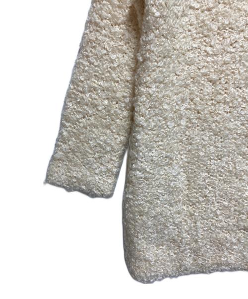 VIVIENNE TAM（ヴィヴィアンタム）VIVIENNE TAM (ヴィヴィアンタム) ノーカラーコート アイボリー サイズ:SIZE0の古着・服飾アイテム