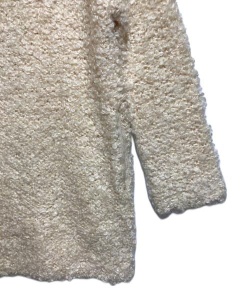 VIVIENNE TAM（ヴィヴィアンタム）VIVIENNE TAM (ヴィヴィアンタム) ノーカラーコート アイボリー サイズ:SIZE0の古着・服飾アイテム