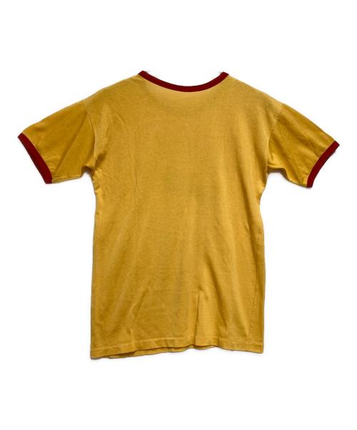 Champion（チャンピオン）Champion (チャンピオン) 半袖カットソー オレンジ×レッド サイズ:SIZE 42の古着・服飾アイテム