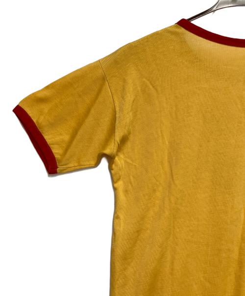 Champion（チャンピオン）Champion (チャンピオン) 半袖カットソー オレンジ×レッド サイズ:SIZE 42の古着・服飾アイテム