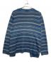 LAUREN RALPH LAUREN (ローレン ラルフ ローレン) 薄手カーディガン ブルー×ホワイト サイズ:M：20000円
