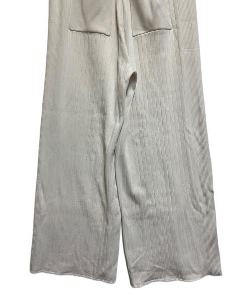ticca（ティッカ）TICCA (ティッカ) ニットパンツ アイボリー サイズ:Ｆの古着・服飾アイテム