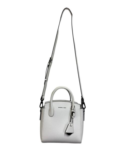CHARLES & KEITH（チャールズアンドキース）CHARLES & KEITH (チャールズアンドキース) ハンドバッグ ホワイトの古着・服飾アイテム