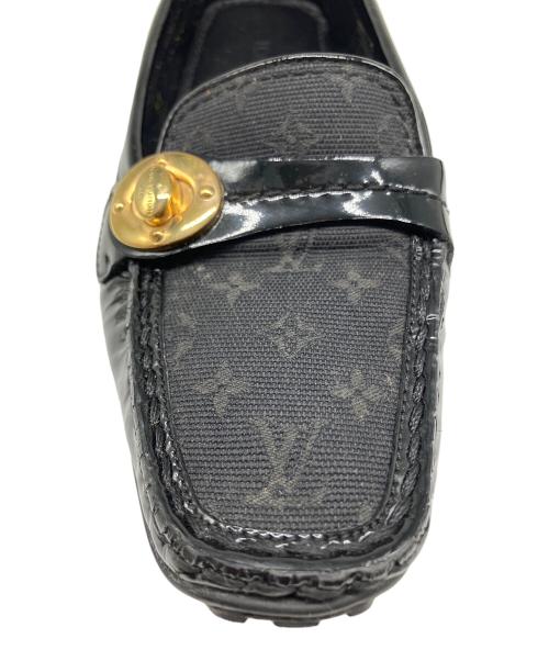 LOUIS VUITTON（ルイ ヴィトン）LOUIS VUITTON (ルイ ヴィトン) ドライビングシューズ ブラック サイズ:36の古着・服飾アイテム