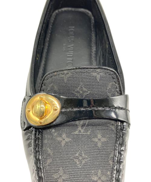 LOUIS VUITTON（ルイ ヴィトン）LOUIS VUITTON (ルイ ヴィトン) ドライビングシューズ ブラック サイズ:36の古着・服飾アイテム