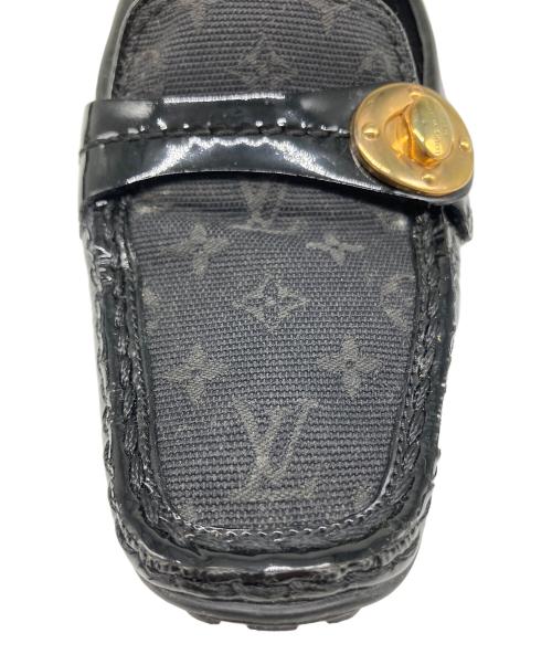 LOUIS VUITTON（ルイ ヴィトン）LOUIS VUITTON (ルイ ヴィトン) ドライビングシューズ ブラック サイズ:36の古着・服飾アイテム