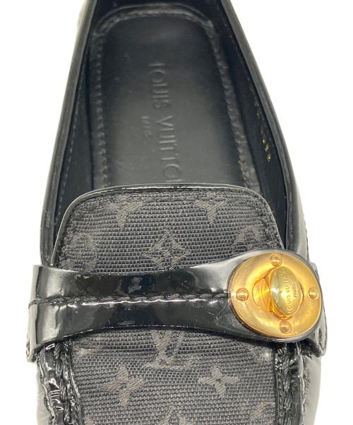 LOUIS VUITTON（ルイ ヴィトン）LOUIS VUITTON (ルイ ヴィトン) ドライビングシューズ ブラック サイズ:36の古着・服飾アイテム