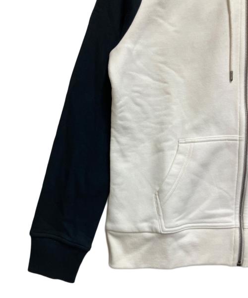 HARLEY-DAVIDSON（ハーレーダビッドソン）HARLEY-DAVIDSON (ハーレーダビッドソン) ジップパーカー ホワイト×ブラック サイズ:SIZE Lの古着・服飾アイテム