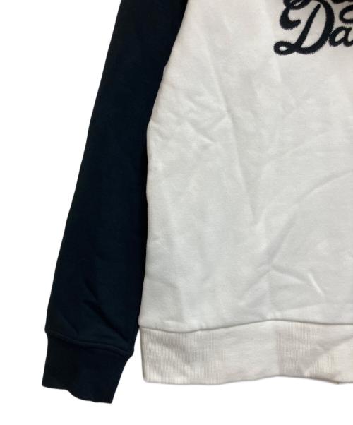 HARLEY-DAVIDSON（ハーレーダビッドソン）HARLEY-DAVIDSON (ハーレーダビッドソン) ジップパーカー ホワイト×ブラック サイズ:SIZE Lの古着・服飾アイテム