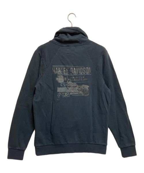 HARLEY-DAVIDSON（ハーレーダビッドソン）HARLEY-DAVIDSON (ハーレーダビッドソン) プルオーバーパーカー ブラック サイズ:SIZE Mの古着・服飾アイテム