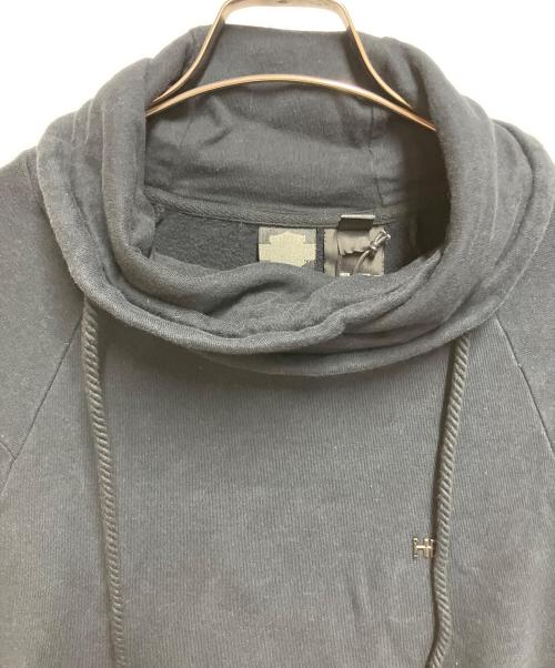 HARLEY-DAVIDSON（ハーレーダビッドソン）HARLEY-DAVIDSON (ハーレーダビッドソン) プルオーバーパーカー ブラック サイズ:SIZE Mの古着・服飾アイテム