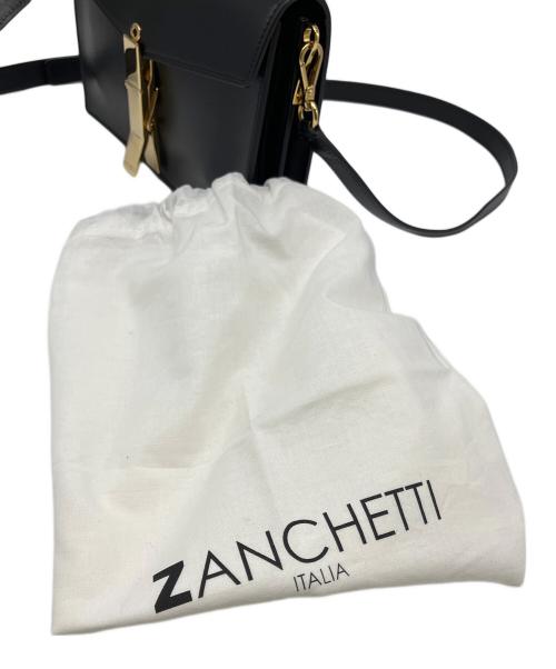 ZANCHETTI（ザンケッティー）ZANCHETTI (ザンケッティー) ショルダーバッグ ブラックの古着・服飾アイテム
