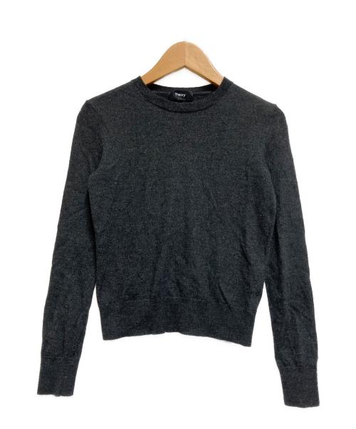 theory（セオリー）theory (セオリー) 薄手ニット ブラック サイズ:SIZE Sの古着・服飾アイテム