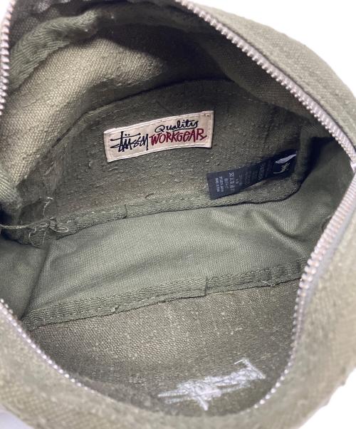 stussy（ステューシー）stussy (ステューシー) ショルダーポーチ オリーブの古着・服飾アイテム