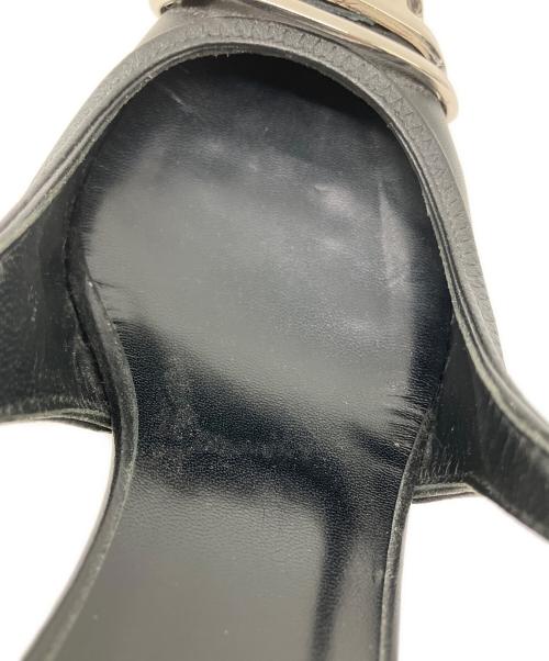 DIESEL（ディーゼル）DIESEL (ディーゼル) スリングバックシューズ ブラック サイズ:SIZE 24.5cmの古着・服飾アイテム