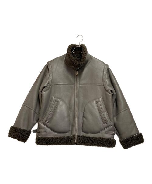 SLY（スライ）SLY (スライ) フェイクレザージャケット グレー サイズ:SIZE  Freeの古着・服飾アイテム