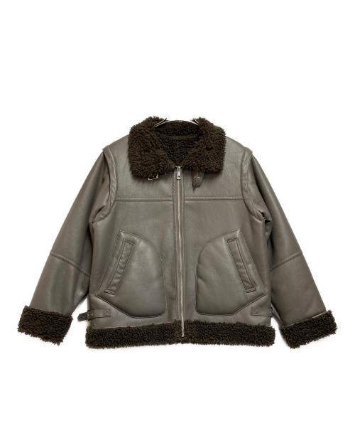 SLY（スライ）SLY (スライ) フェイクレザージャケット グレー サイズ:SIZE  Freeの古着・服飾アイテム