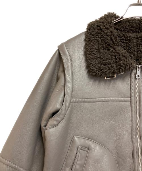 SLY（スライ）SLY (スライ) フェイクレザージャケット グレー サイズ:SIZE  Freeの古着・服飾アイテム
