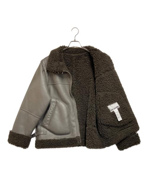 SLY（スライ）SLY (スライ) フェイクレザージャケット グレー サイズ:SIZE  Freeの古着・服飾アイテム