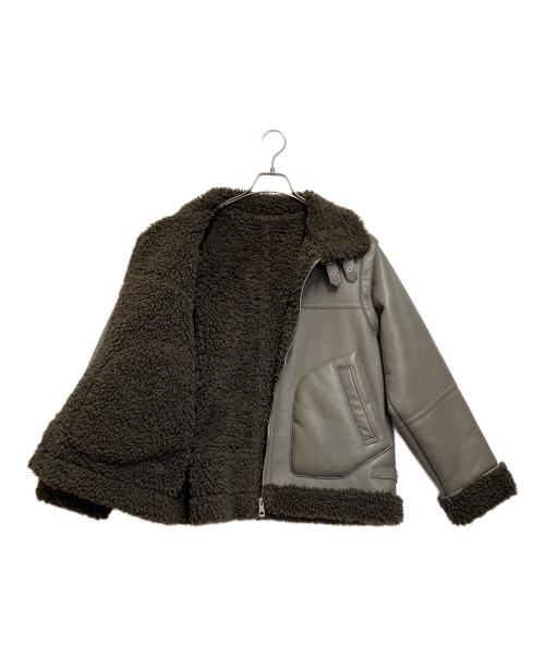 SLY（スライ）SLY (スライ) フェイクレザージャケット グレー サイズ:SIZE  Freeの古着・服飾アイテム