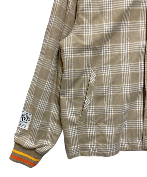 adidas（アディダス）adidas (アディダス) コーチジャケット ベージュ サイズ:Ｌの古着・服飾アイテム
