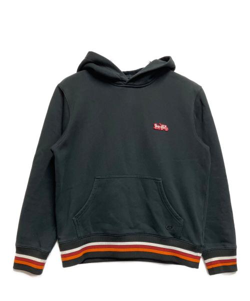 COACH（コーチ）COACH (コーチ) プルオーバーパーカー ブラック サイズ:SIZE Mの古着・服飾アイテム