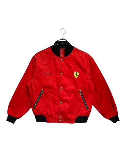GERRUTI 1881（セルッティ）GERRUTI 1881 (セルッティ) Ferrari (フェラーリ) ブルゾン レッド×ブラック サイズ:SIZE Mの古着・服飾アイテム
