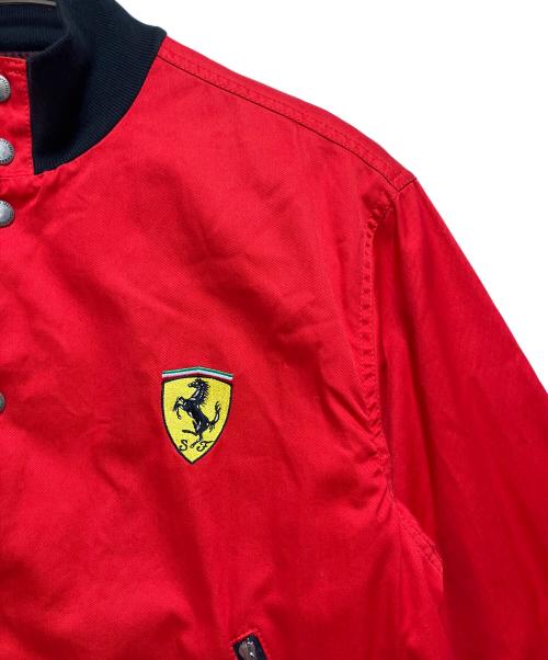 GERRUTI 1881（セルッティ）GERRUTI 1881 (セルッティ) Ferrari (フェラーリ) ブルゾン レッド×ブラック サイズ:SIZE Mの古着・服飾アイテム