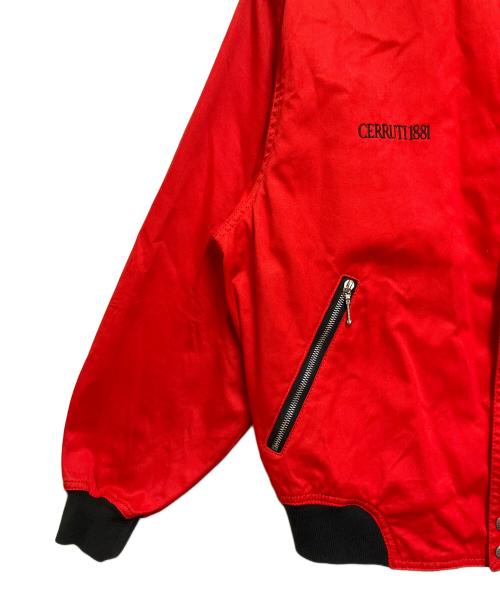 GERRUTI 1881（セルッティ）GERRUTI 1881 (セルッティ) Ferrari (フェラーリ) ブルゾン レッド×ブラック サイズ:SIZE Mの古着・服飾アイテム
